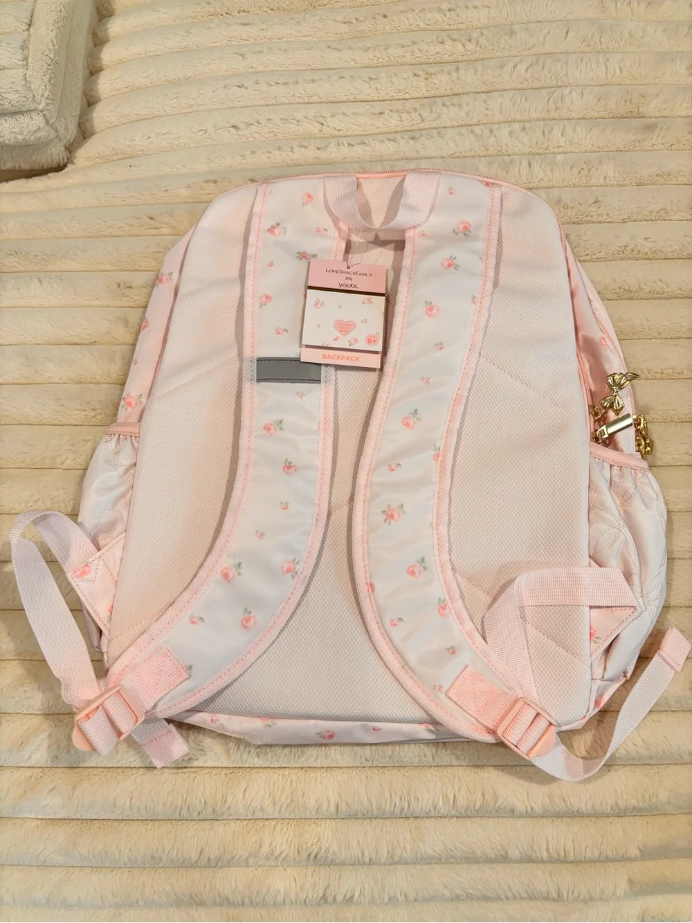 LoveShackFancy x Target Blooming Heirloom Floral Quilted Backpack
